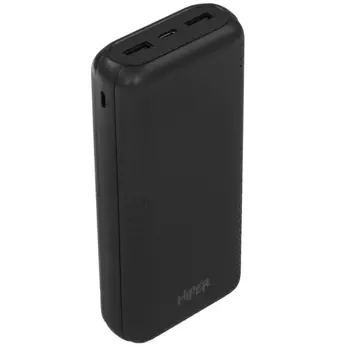 Портативный аккумулятор (Powerbank) HIPER PXL 20000, 20000 мА·ч, 2xUSB, 2А, черный (PXL20000)
