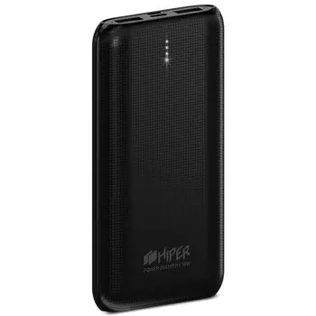 Портативный аккумулятор (Powerbank) HIPER RPX10000, 10000mAh, 2xUSB, 3A, Type-C, QC, PD, черный