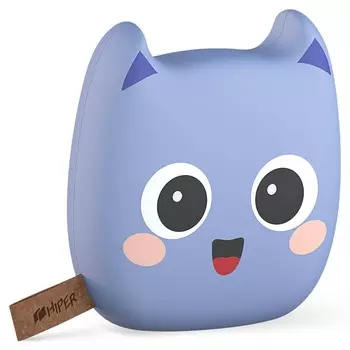 Портативный аккумулятор (Powerbank) HIPER ZOO GRAPE JELLY, 10000mAh, 2xUSB, 2.4A, фиолетовый