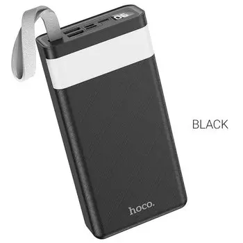 Портативный аккумулятор (Powerbank) Hoco J73 Powerful, 30000mAh, 2xUSB, 2A, черный (739414)