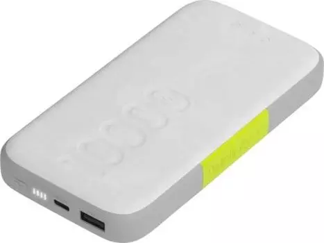 Портативный аккумулятор (Powerbank) InfinityLab InstantGo, 10000 мА·ч, 1xUSB, 3А, Type-C, QC, PD, белый (ILING10000CWHT)