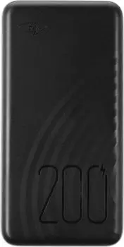 Портативный аккумулятор (Powerbank) ITEL Star 200С, 20000 мА·ч, 2xUSB, 2.1А, Type-C, QC, черный