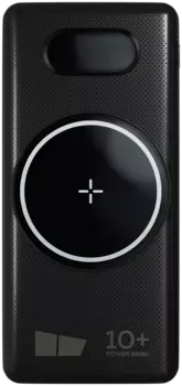 Портативный аккумулятор (Powerbank) More Choice PB70S-10, 10000mAh, 2xUSB, 3A, Type-C, QC, PD, QI, черный (PB70S-10B)