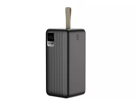 Портативный аккумулятор (Powerbank) Perfeo Waterfall, 50000 мА·ч, 2xUSB, 5А, Type-C, QC, PD, черный (PF_D0186)