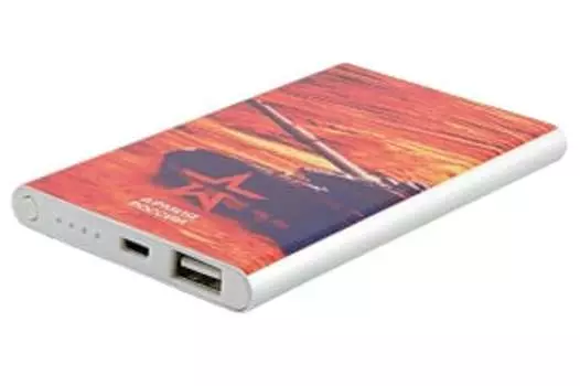 Портативный аккумулятор (Powerbank) Red Line J01 Армия России №21, 4000mAh, 1xUSB, 1A, серебристый (УТ000016669)