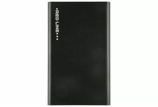 Портативный аккумулятор (Powerbank) Red Line J02, 4000mAh, 1xUSB, 1A, черный (УТ000013097)