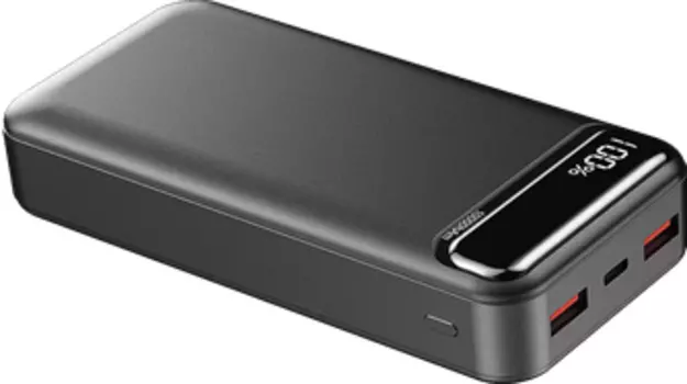 Портативный аккумулятор (Powerbank) Red Line RP-60, 10000mAh, 2xUSB, 3A, Type-C, черный (Red Line)