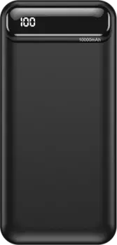 Портативный аккумулятор (Powerbank) Red Line RP-61, 10000mAh, 2xUSB, 3A, Type-C, QC, PD, черный (УТ000033176)