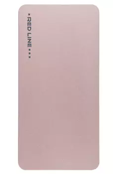 Портативный аккумулятор (Powerbank) Red Line Tech T2, 8000mAh, 2xUSB, 2.1A, розовый (УТ000015979)