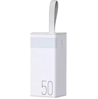Портативный аккумулятор (Powerbank) Remax RPP-321, 50000mAh, 3xUSB, 3A, Type-C, QC, белый (6954851243021)