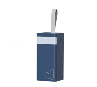 Портативный аккумулятор (Powerbank) Remax RPP-321, 50000mAh, 3xUSB, 3A, Type-C, QC, синий (6954851243038)