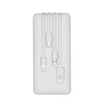 Портативный аккумулятор (Powerbank) RivaCase VA2210, 10000mAh, 1xUSB, 2A, Type-C, белый