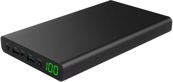 Портативный аккумулятор (Powerbank) Rombica NEO, 33000mAh, 2xUSB, 3A, Type-C, QC, PD, черный (PRO-330C)