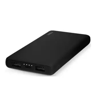 Портативный аккумулятор (Powerbank) TTEC PowerSlim S, 10000 мА·ч, 2xUSB, 2.1А, QC, черный (2BB135S)