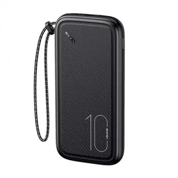 Портативный аккумулятор (Powerbank) USAMS US-CD150 PB56, 10000mAh, 2xUSB, 2A, черный (10KCD15001)