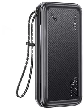 Портативный аккумулятор (Powerbank) USAMS US-CD168 PB60 Dual, 20000mAh, 3xUSB, 3A, Type-C, QC, черный (20KCD16801)