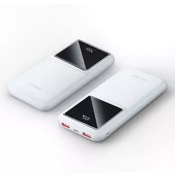 Портативный аккумулятор (Powerbank) Vention FHK, 10000 мА·ч, 2xUSB, 3А, Type-C, QC, PD, белый (FHKW0)