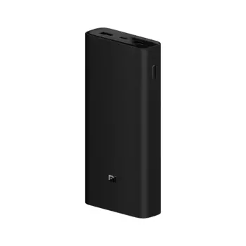 Портативный аккумулятор (Powerbank) Xiaomi Mi Power Bank 50W, 20000mAh, 3xUSB, 5A, Type-C, QC, черный (PB200SZM)