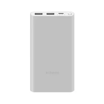 Портативный аккумулятор (Powerbank) Xiaomi PB100DZM, 10000mAh, 3xUSB, 3A, Type-C, QC, серебристый (PB100DZM)