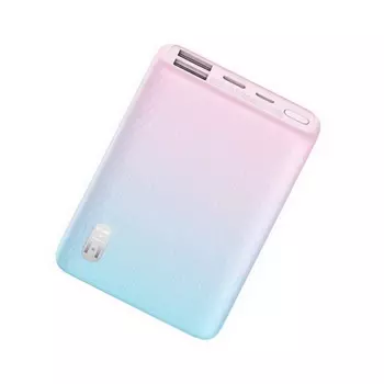 Портативный аккумулятор (Powerbank) ZMI MINI QB817, 10 А·ч, 3xUSB, 3А, Type-C, розовый (ZMKQB817CNPB)