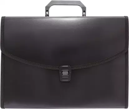 Портфель БЮРОКРАТ пластик, черный (-BPP13LBLCK)
