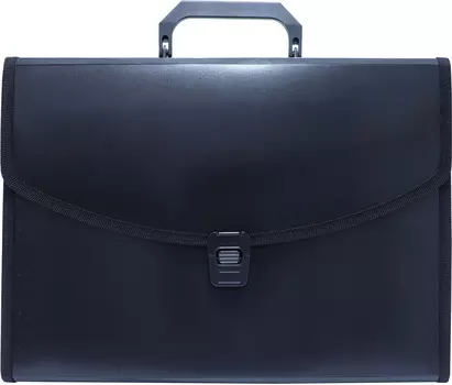 Портфель БЮРОКРАТ пластик, черный (-BPP6LBLCK)