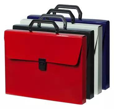 Портфель БЮРОКРАТ пластик, черный (DLPP01BLCK)