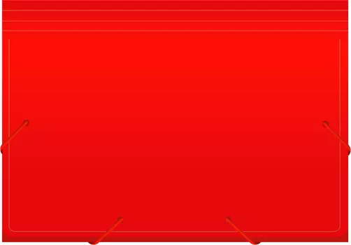 Портфель БЮРОКРАТ пластик, красный (-BPR6RED)