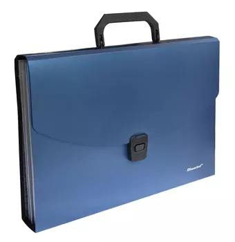 Портфель SILWERHOF пластик, синий металлик (322716-02)