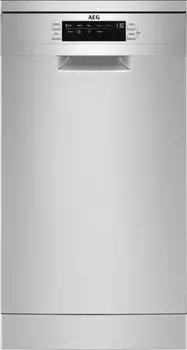 Посудомоечная машина узкая AEG FFB73527ZM, нержавеющая сталь/ (FFB73527ZM)