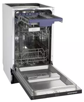 Посудомоечная машина узкая Krona Kaskata 45 bi, серебристый (Kaskata 45)