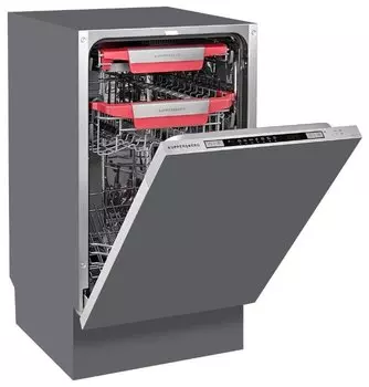 Посудомоечная машина узкая Kuppersberg GSM 4573, серебристый (2000055014)