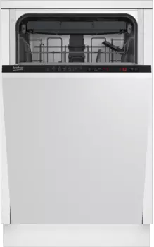 Посудомоечная машина встраиваемая узкая Beko BDIS1W861, черный (7620398335)