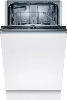 Посудомоечная машина встраиваемая узкая Bosch Serie 2 SPV2HKX41E, черный (SPV2HKX41E)