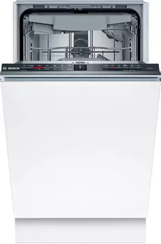 Посудомоечная машина встраиваемая узкая Bosch Serie 2 SPV2HMX42E, черный (SPV2HMX42E)