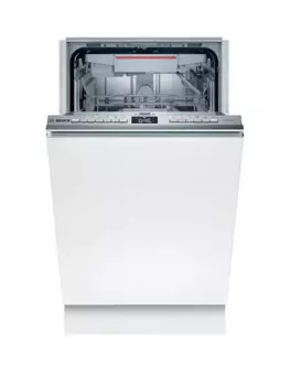 Посудомоечная машина встраиваемая узкая Bosch Serie 4 SPH4HMX31E, белый (SPH4HMX31E)