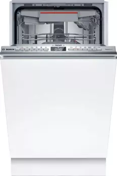 Посудомоечная машина встраиваемая узкая Bosch SPV4HMX49E, серебристый (SPV4HMX49E)
