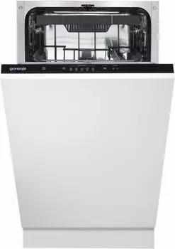 Посудомоечная машина встраиваемая узкая Gorenje GV520E10, белый (GV520E10)