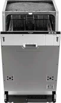 Посудомоечная машина встраиваемая узкая Hyundai HBD 440, серебристый (HBD440)