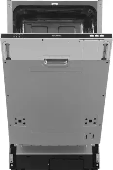 Посудомоечная машина встраиваемая узкая Hyundai HBD 441, серебристый