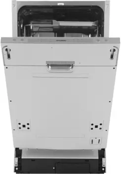 Посудомоечная машина встраиваемая узкая Hyundai HBD 441, серебристый