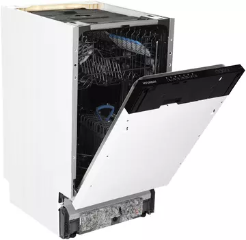 Посудомоечная машина встраиваемая узкая Hyundai HBD 473, белый (HBD 473)