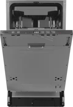 Посудомоечная машина встраиваемая узкая Hyundai HBD 474, серебристый