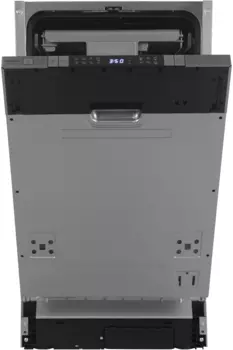 Посудомоечная машина встраиваемая узкая Hyundai HBD 474, серебристый