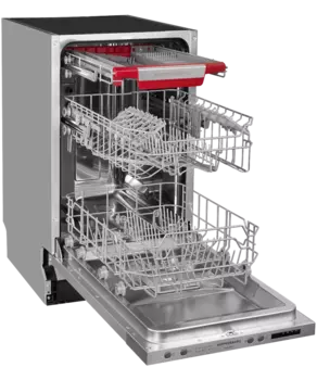 Посудомоечная машина встраиваемая узкая Kuppersberg GLM 4537, нержавеющая сталь/ (6653)