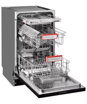 Посудомоечная машина встраиваемая узкая Kuppersberg GS 4557, нержавеющая сталь/ (6477)