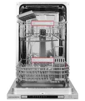 Посудомоечная машина встраиваемая узкая Kuppersberg GSM 4572, серебристый (GSM 4572)