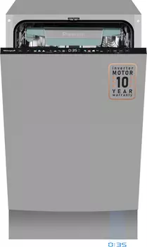 Посудомоечная машина встраиваемая узкая Weissgauff BDW 4160 REAL TOUCH, серый (432178)