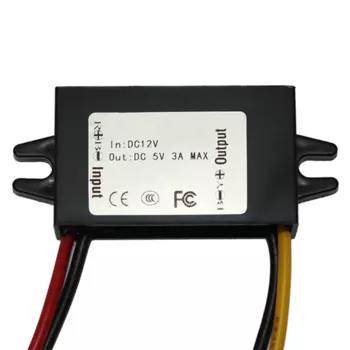 Преобразователь напряжения SNR stepdown-dc12/5-v3, черный (stepdown-dc12/5-v3)