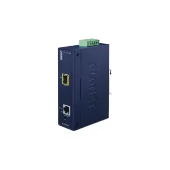 Преобразователь Planet IGT-905A, 1xEthernet в 1xОдномодовое оптоволокно, IP30